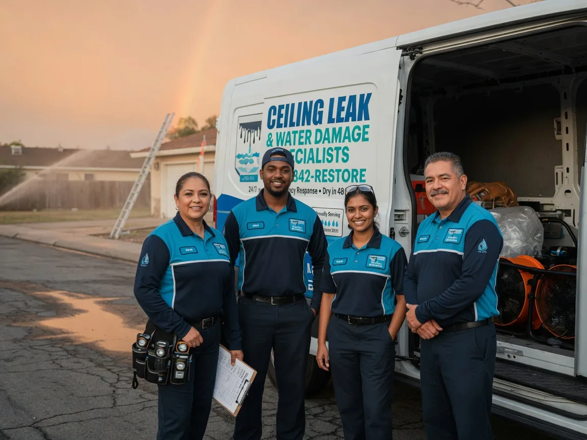 Ceiling Leak Cleanup company in Greenbush, MI