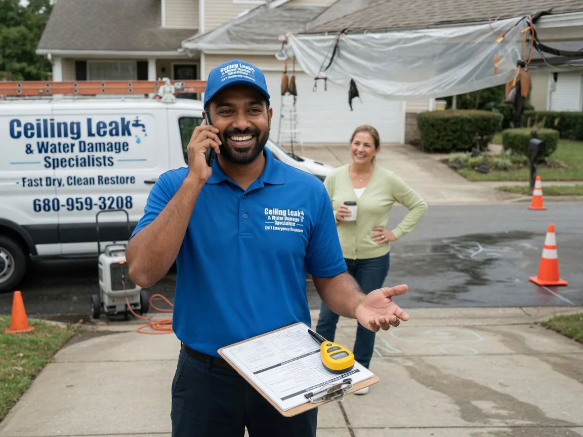 Ceiling Leak Cleanup Greenbush, MI FAQs